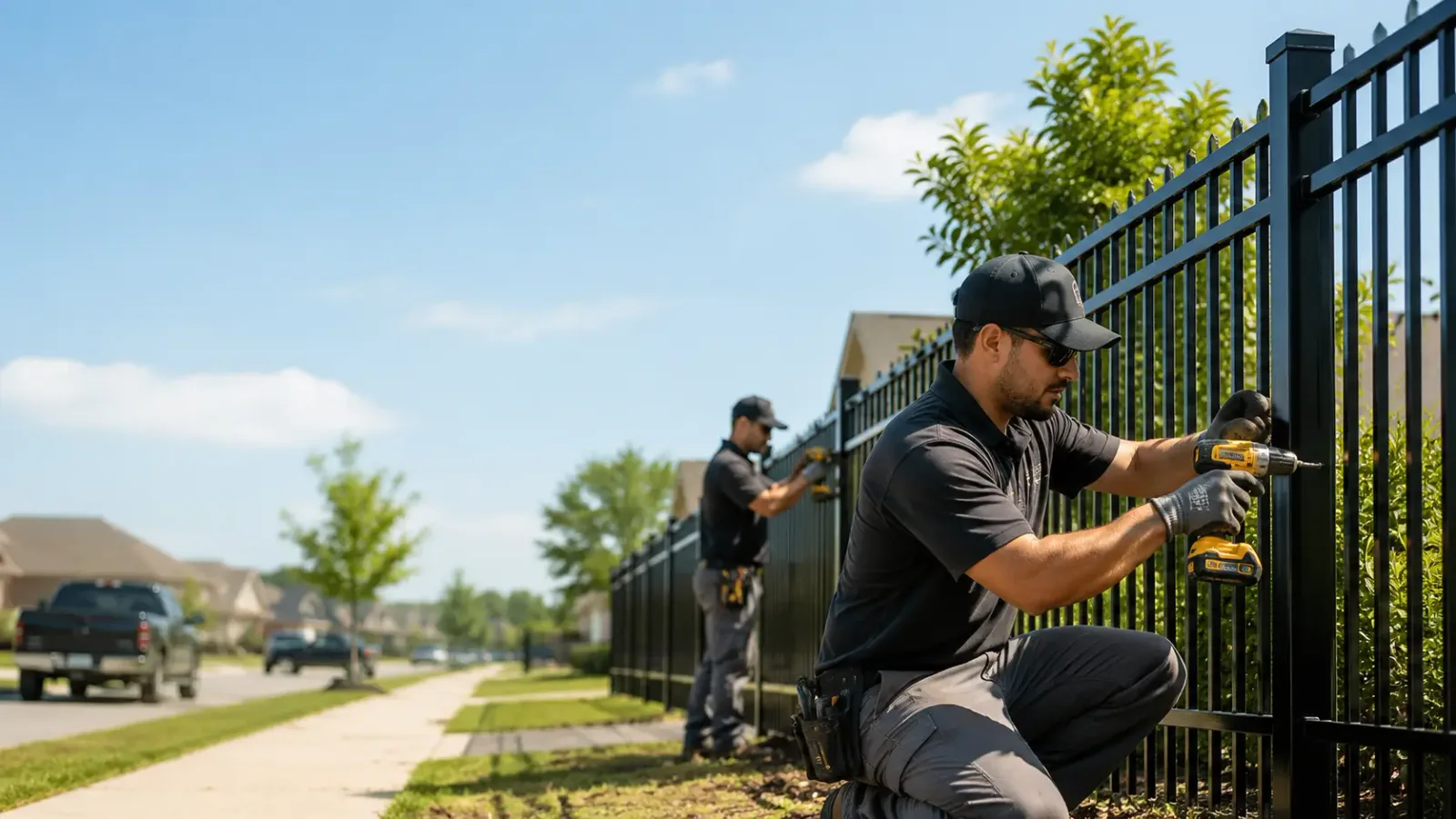 Metal Fence Installation in Victoria, TX